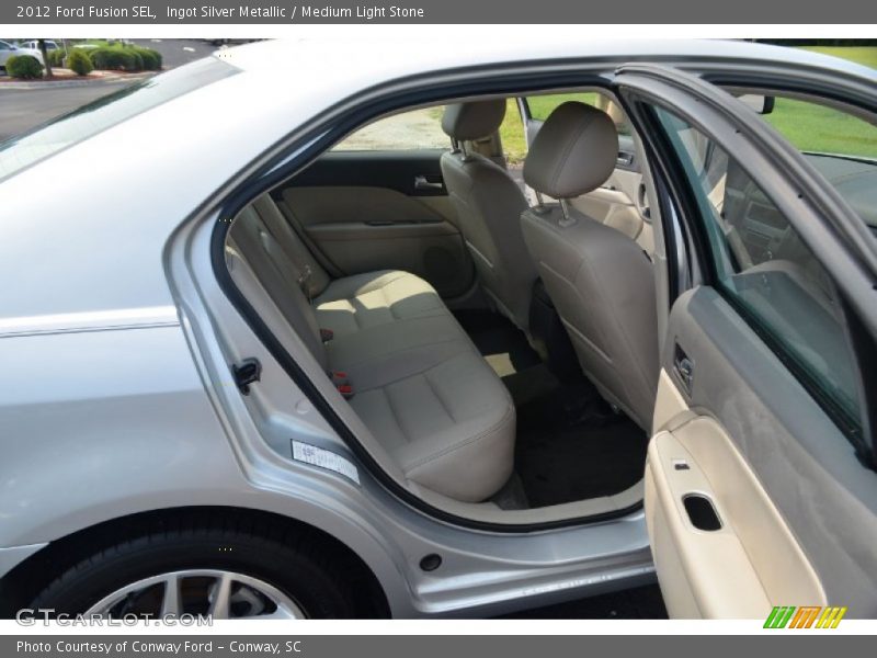 Ingot Silver Metallic / Medium Light Stone 2012 Ford Fusion SEL