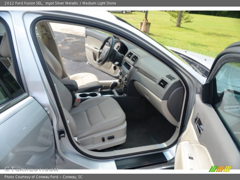 Ingot Silver Metallic / Medium Light Stone 2012 Ford Fusion SEL