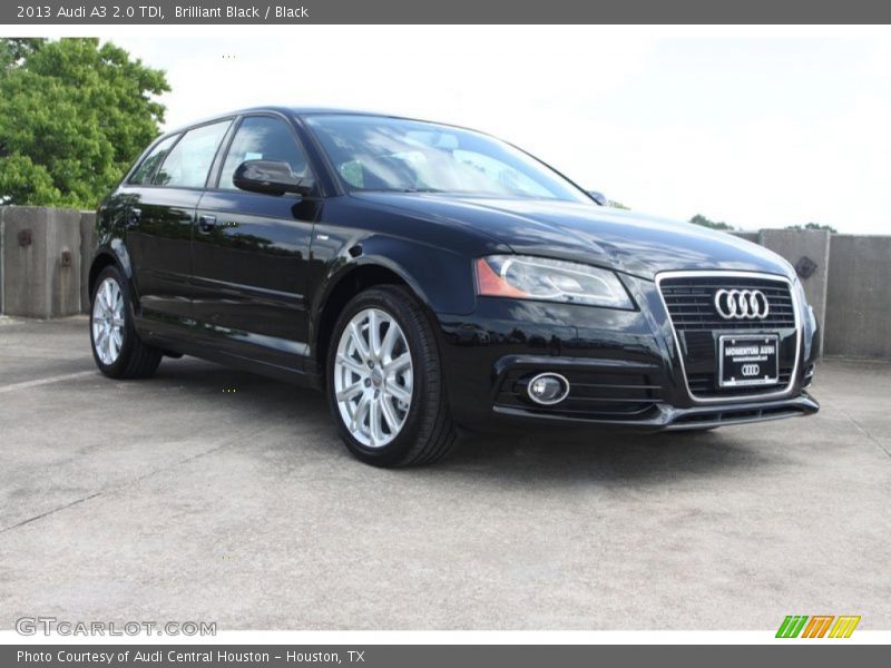 Brilliant Black / Black 2013 Audi A3 2.0 TDI