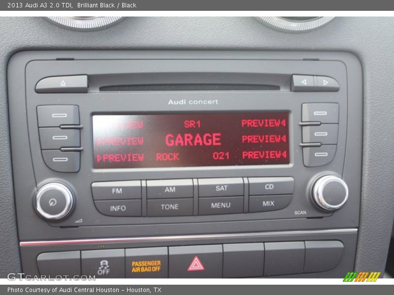 Audio System of 2013 A3 2.0 TDI