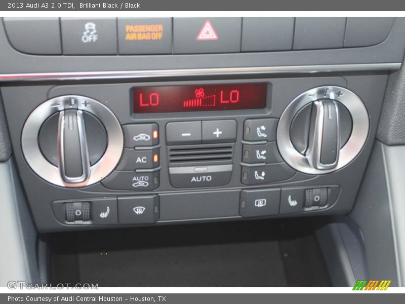 Controls of 2013 A3 2.0 TDI