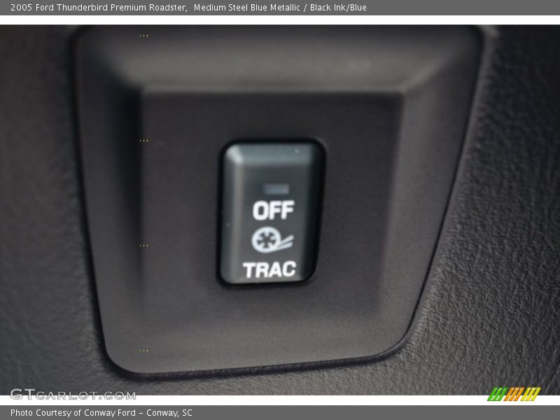 Controls of 2005 Thunderbird Premium Roadster