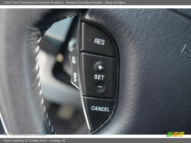 Controls of 2005 Thunderbird Premium Roadster