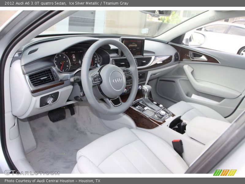 Titanium Gray Interior - 2012 A6 3.0T quattro Sedan 