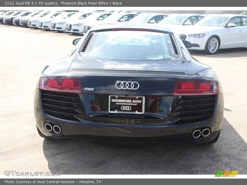Phantom Black Pearl Effect / Black 2012 Audi R8 4.2 FSI quattro