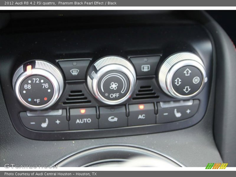 Controls of 2012 R8 4.2 FSI quattro
