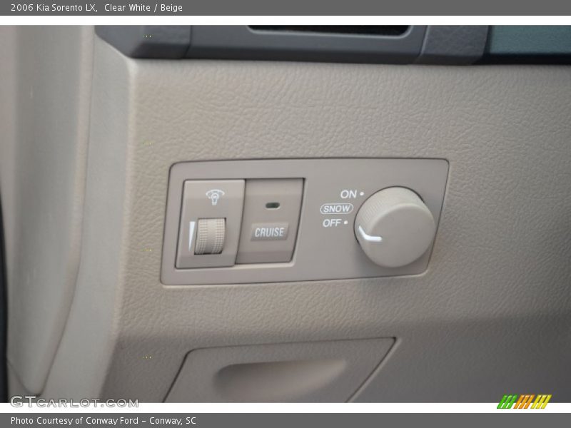 Clear White / Beige 2006 Kia Sorento LX