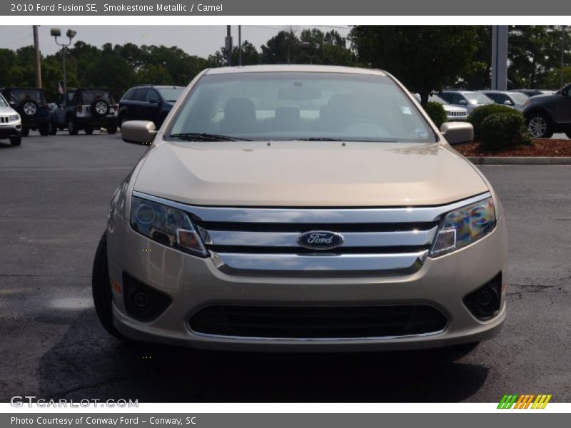 Smokestone Metallic / Camel 2010 Ford Fusion SE