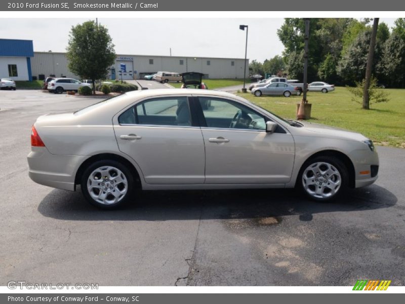 Smokestone Metallic / Camel 2010 Ford Fusion SE
