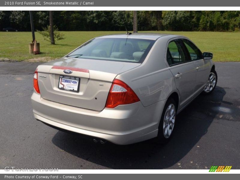 Smokestone Metallic / Camel 2010 Ford Fusion SE