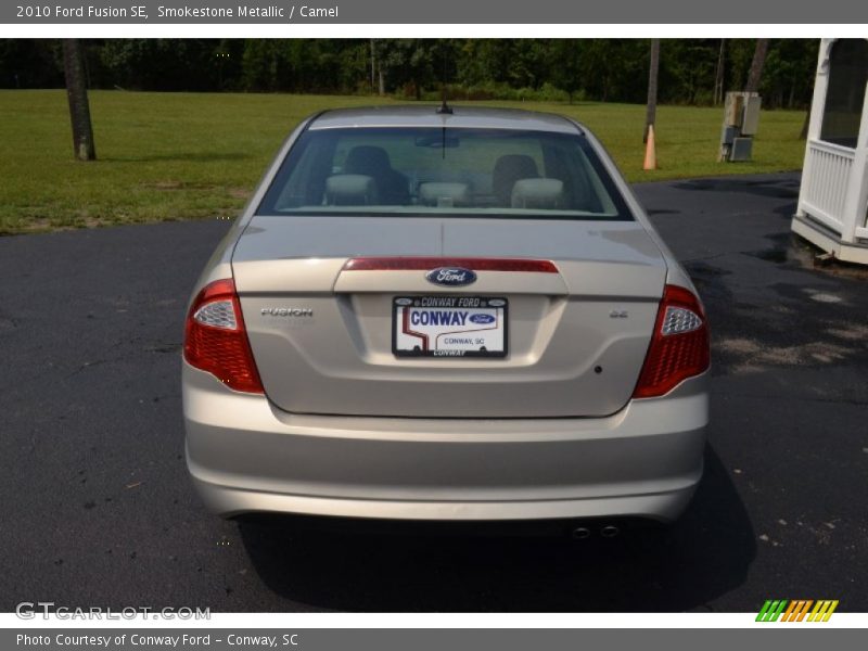 Smokestone Metallic / Camel 2010 Ford Fusion SE