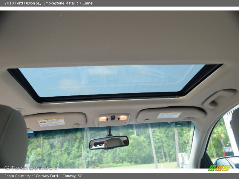 Smokestone Metallic / Camel 2010 Ford Fusion SE