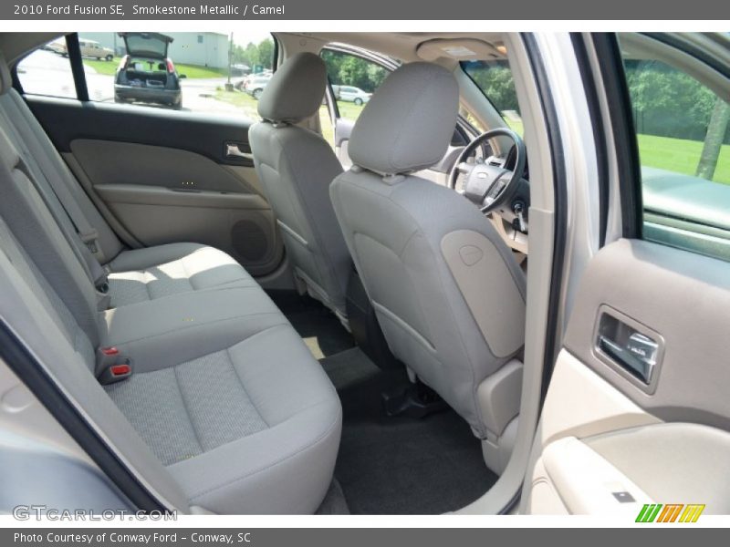 Smokestone Metallic / Camel 2010 Ford Fusion SE