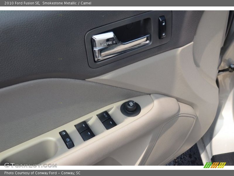 Smokestone Metallic / Camel 2010 Ford Fusion SE
