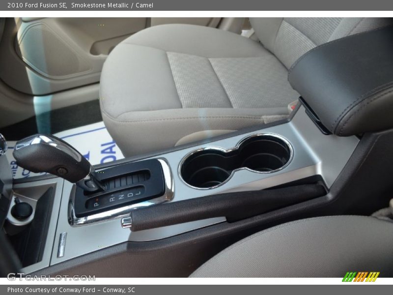 Smokestone Metallic / Camel 2010 Ford Fusion SE