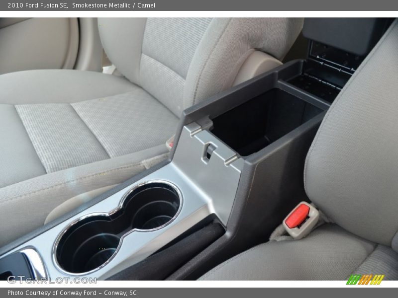 Smokestone Metallic / Camel 2010 Ford Fusion SE