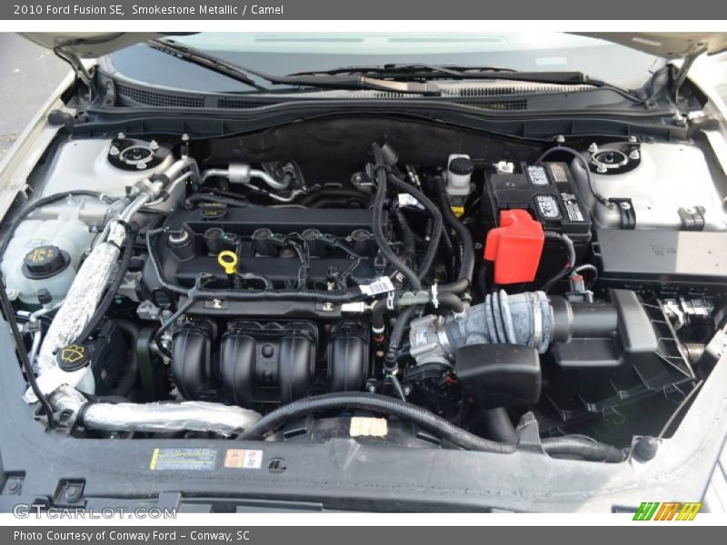Smokestone Metallic / Camel 2010 Ford Fusion SE