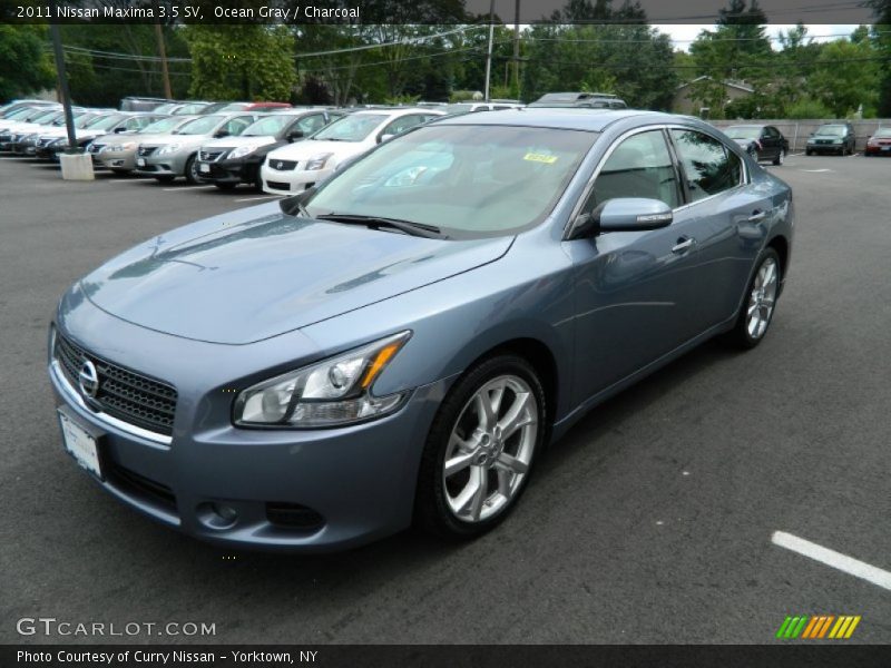 Ocean Gray / Charcoal 2011 Nissan Maxima 3.5 SV
