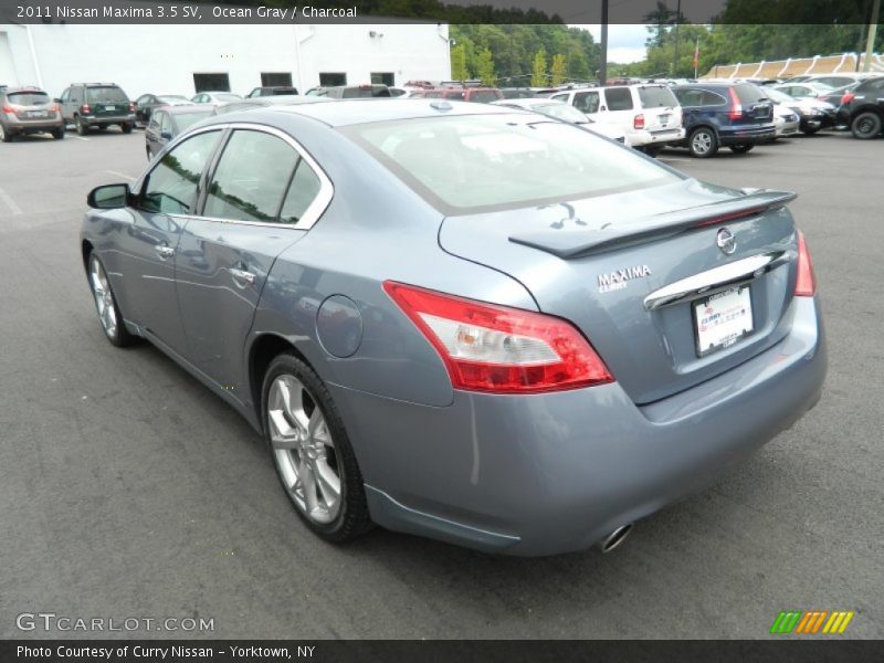 Ocean Gray / Charcoal 2011 Nissan Maxima 3.5 SV
