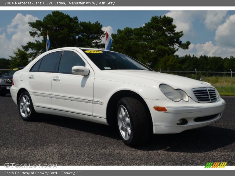 Alabaster White / Ash Grey 2004 Mercedes-Benz C 320 Sedan