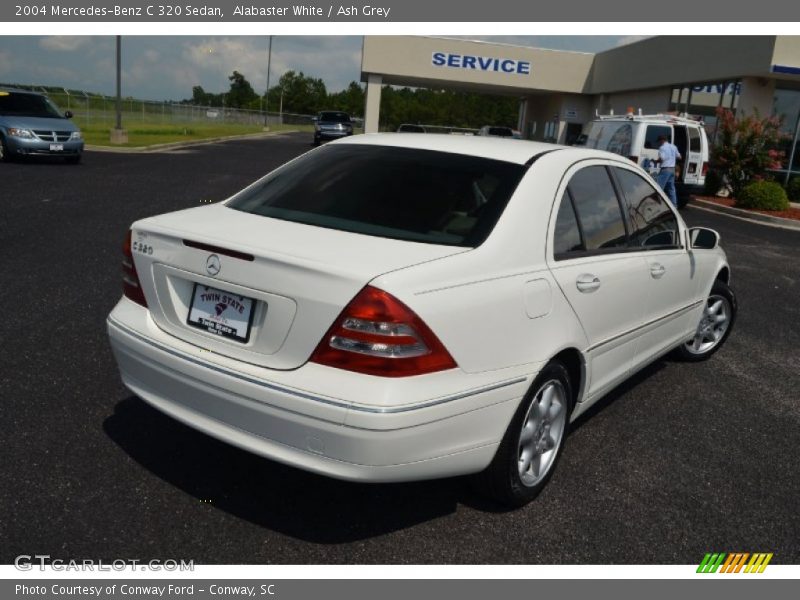 Alabaster White / Ash Grey 2004 Mercedes-Benz C 320 Sedan