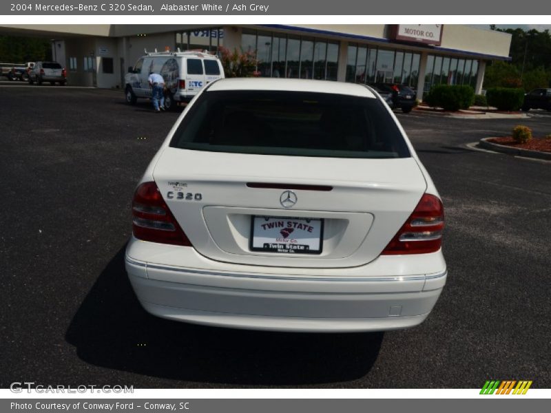 Alabaster White / Ash Grey 2004 Mercedes-Benz C 320 Sedan