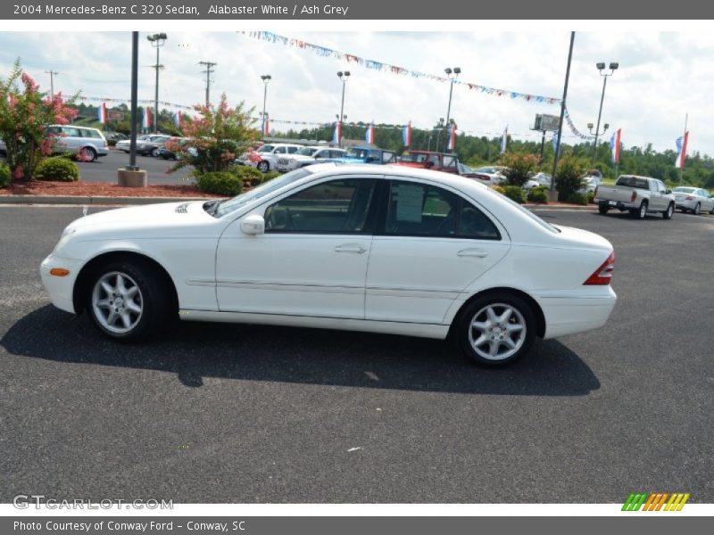 Alabaster White / Ash Grey 2004 Mercedes-Benz C 320 Sedan