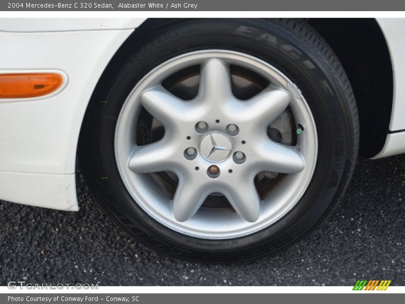 Alabaster White / Ash Grey 2004 Mercedes-Benz C 320 Sedan