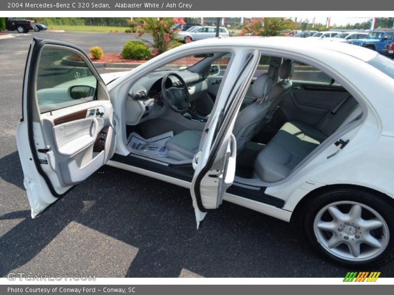 Alabaster White / Ash Grey 2004 Mercedes-Benz C 320 Sedan