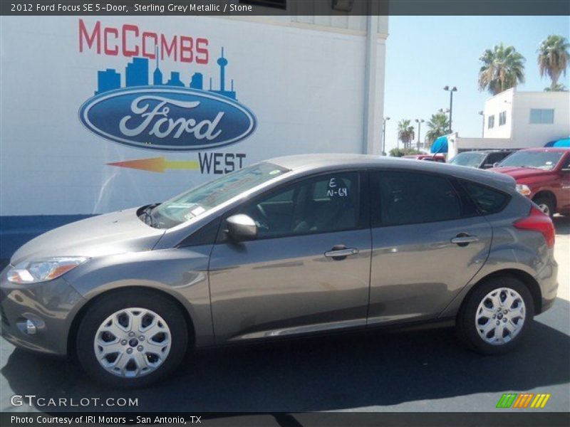 Sterling Grey Metallic / Stone 2012 Ford Focus SE 5-Door