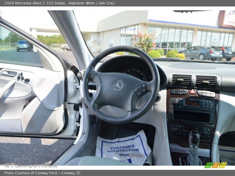 Alabaster White / Ash Grey 2004 Mercedes-Benz C 320 Sedan