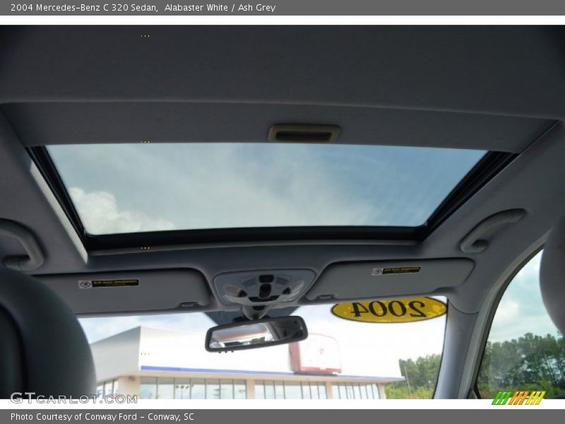 Alabaster White / Ash Grey 2004 Mercedes-Benz C 320 Sedan