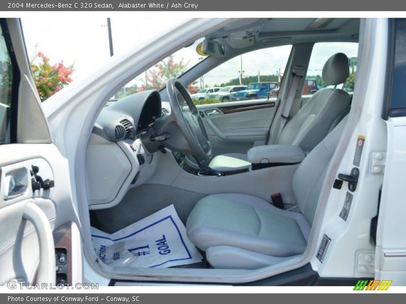 Alabaster White / Ash Grey 2004 Mercedes-Benz C 320 Sedan