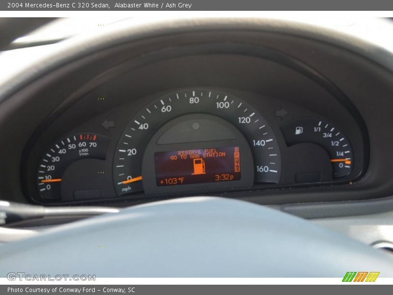 Alabaster White / Ash Grey 2004 Mercedes-Benz C 320 Sedan