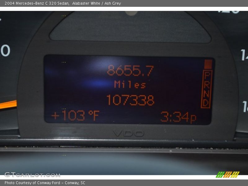 Alabaster White / Ash Grey 2004 Mercedes-Benz C 320 Sedan