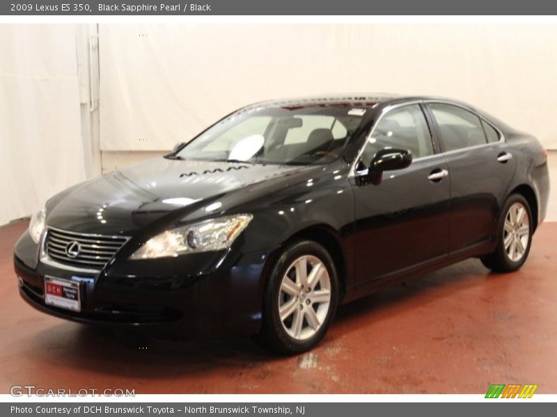 Black Sapphire Pearl / Black 2009 Lexus ES 350