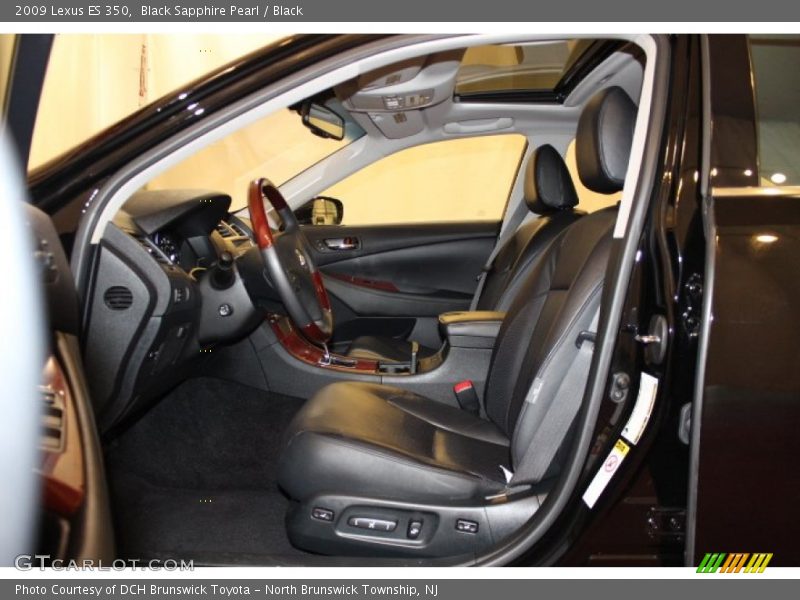 Black Sapphire Pearl / Black 2009 Lexus ES 350