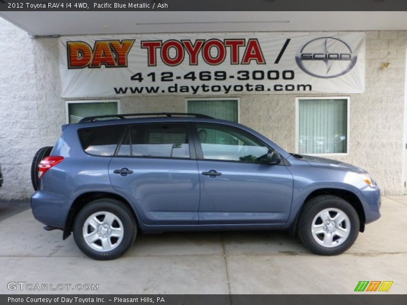 Pacific Blue Metallic / Ash 2012 Toyota RAV4 I4 4WD