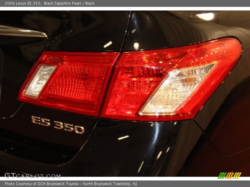 Black Sapphire Pearl / Black 2009 Lexus ES 350