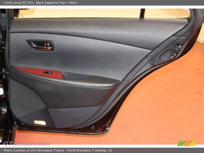 Black Sapphire Pearl / Black 2009 Lexus ES 350