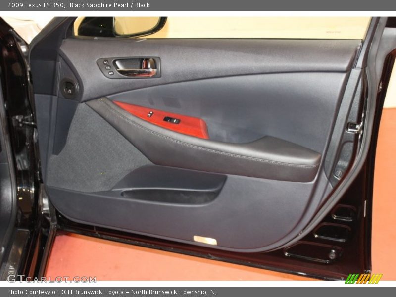 Black Sapphire Pearl / Black 2009 Lexus ES 350