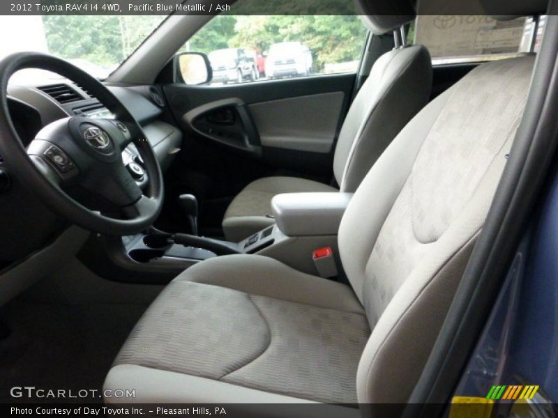Pacific Blue Metallic / Ash 2012 Toyota RAV4 I4 4WD