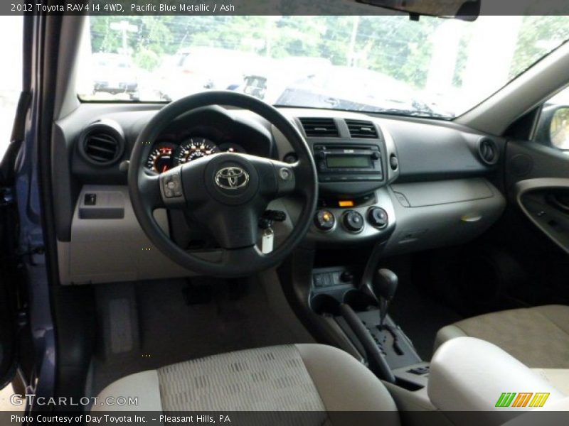 Pacific Blue Metallic / Ash 2012 Toyota RAV4 I4 4WD