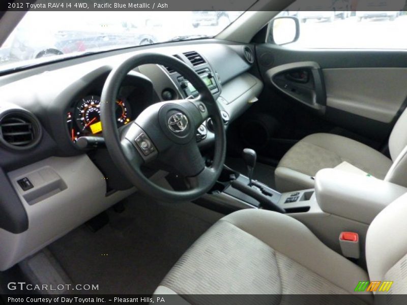 Pacific Blue Metallic / Ash 2012 Toyota RAV4 I4 4WD