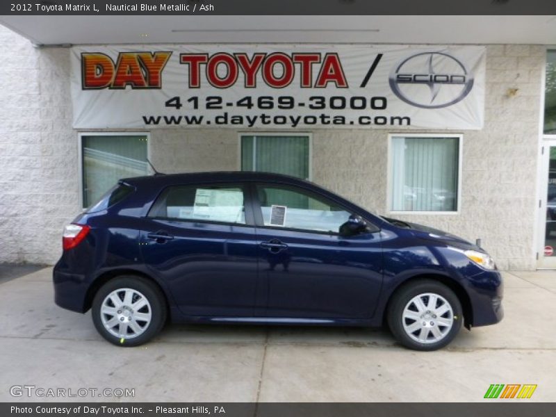 Nautical Blue Metallic / Ash 2012 Toyota Matrix L