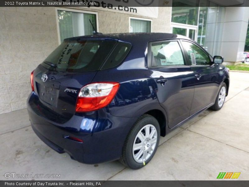 Nautical Blue Metallic / Ash 2012 Toyota Matrix L