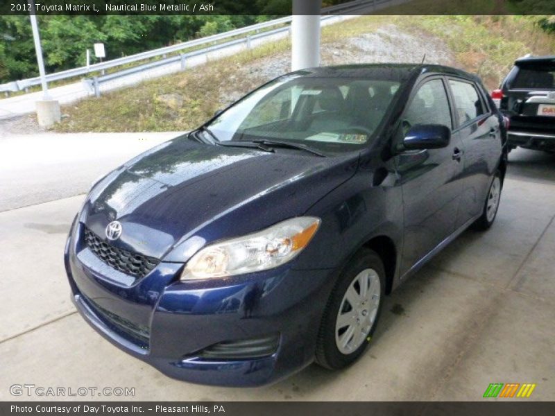 Nautical Blue Metallic / Ash 2012 Toyota Matrix L