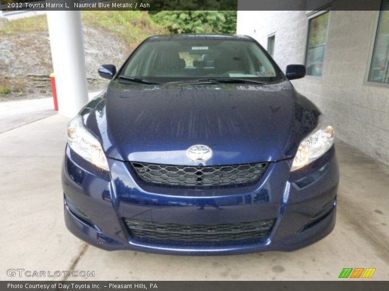 Nautical Blue Metallic / Ash 2012 Toyota Matrix L