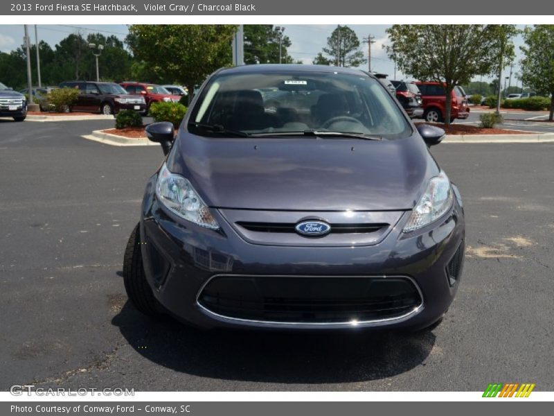 Violet Gray / Charcoal Black 2013 Ford Fiesta SE Hatchback
