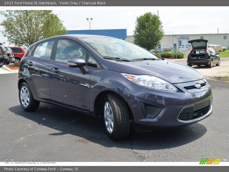 Violet Gray / Charcoal Black 2013 Ford Fiesta SE Hatchback
